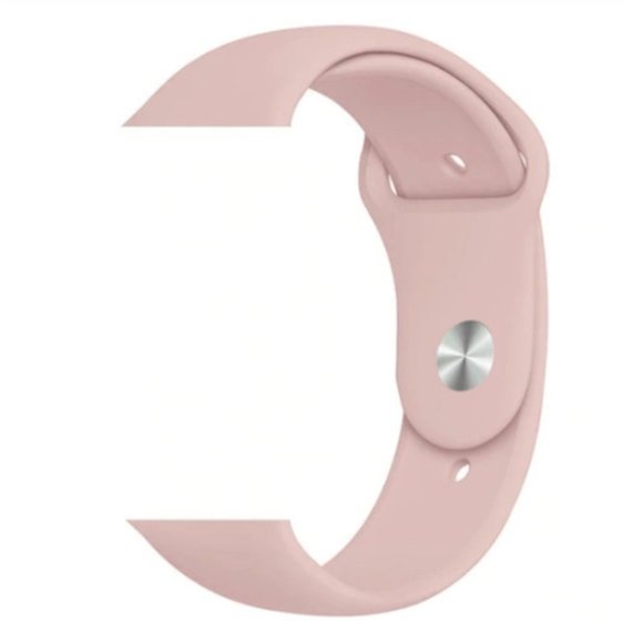 Apple Accessories - NEW[BAND] Sand Pink Sport Silicone For Apple Watch